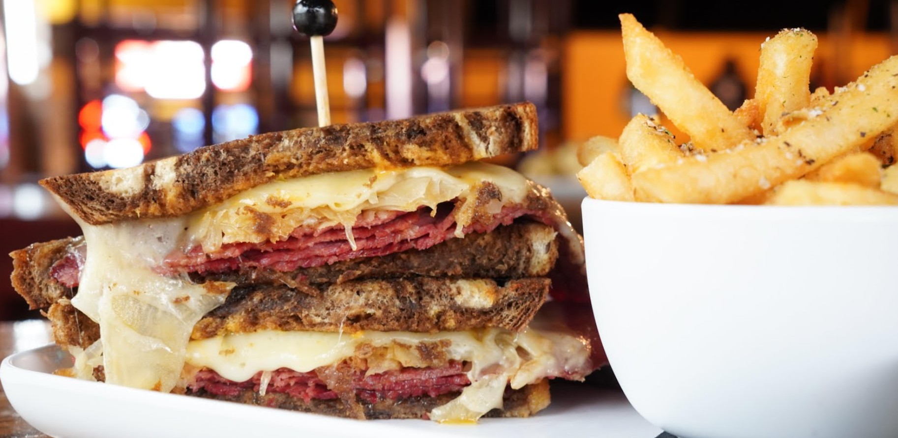 Stacked Pastrami Reuben Sandwich ($15.99)