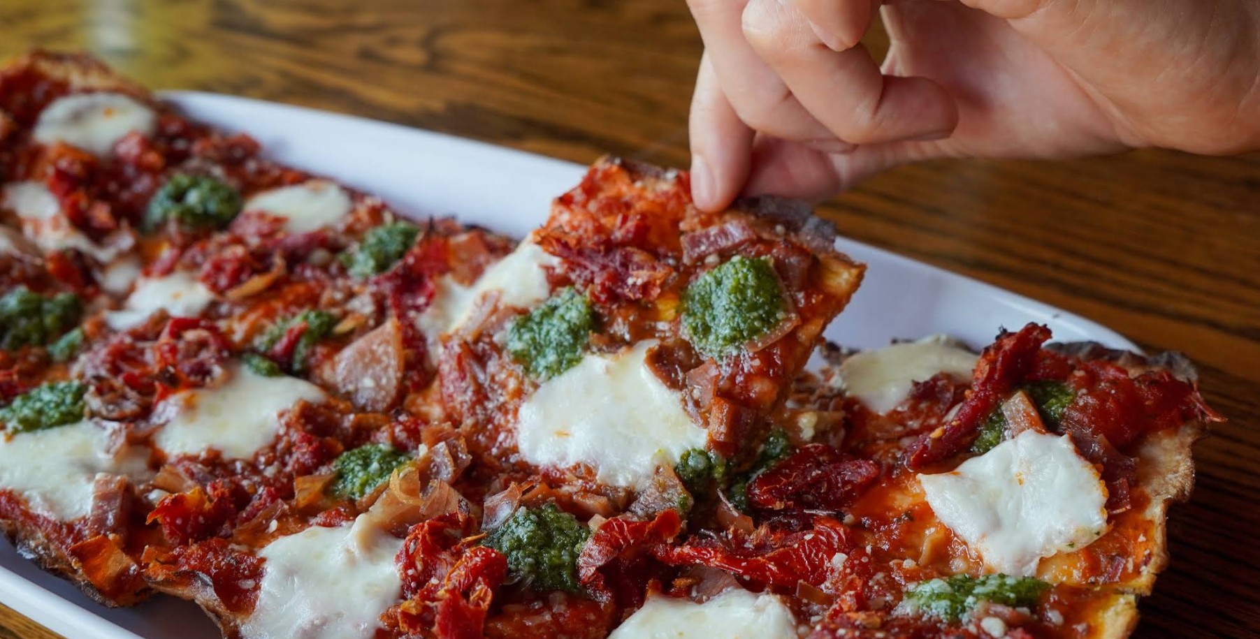 Prosciutto Margherita Flatbread Pizza ($15.99)